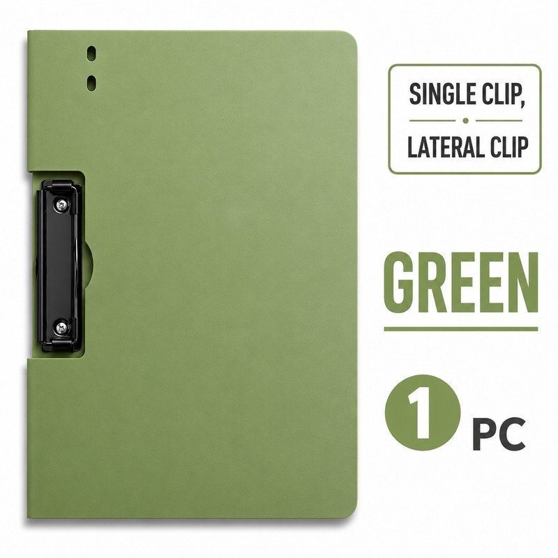 A4 Clipboard Folder with Protective Cover, Plastic Document Organizer and