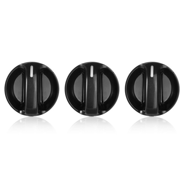 AC Climate Control Knobs Fits for Toyota Tundra - Air Conditioner Heater Control Switch Knob for 99 00 01 02 03 04 05 06 Toyota Tundra, Replacement for The Part# 55905-0C010, Pack of 3
