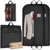 ecooe 2 x Garment Bag, Black Garment Cover, Clothes Protector,