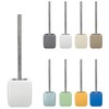 KW Cube Ceramic Toilet Brush and Holder (White)