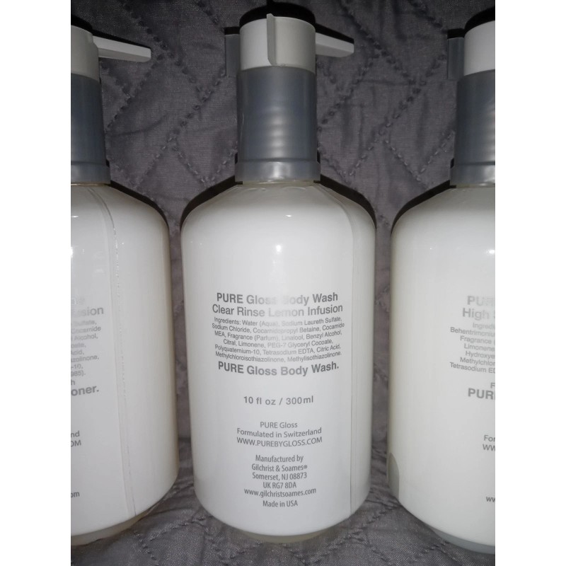 Gilchrist & Soames 3 PACK PURE by Gloss Shampoo Conditioner