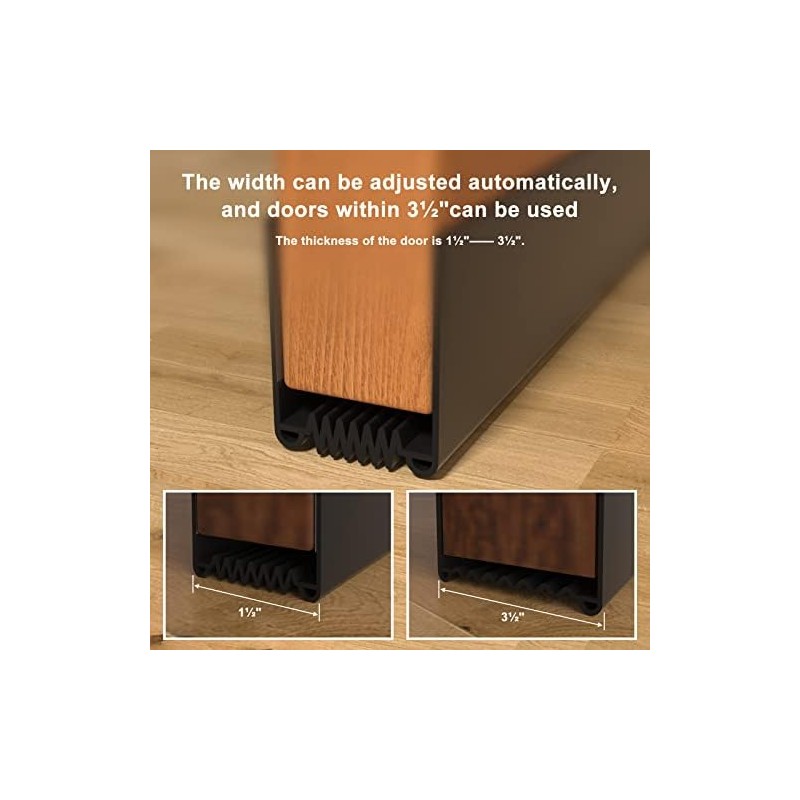 Door Draft Stopper, 39” Length Cuttable Weather Stripping Seal, Strong