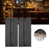 2Pcs Black Red Wine Glass Holder Self Adhesive Plastic Wine