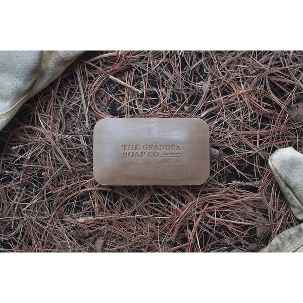 Pine Tar Bar Soap by The Grandpa Soap Company | The Original Wonder Soap | 3-in-1 Cleanser, Deodorizer & Moisturizer | 4.25 Oz. Each – 3 Pack