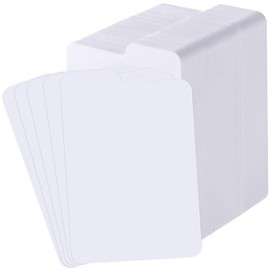 Dividers Card Trading Plastic Cards Separators White Card Organizer for Sport Game Business Playing Card Storage, 2.6 x 3.8 Inch/ 66 x 97 mm(50 Pieces)