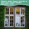 DECOHS 33 Ft Window Grille Inserts Grid Kit- TPE Self-Adhesive