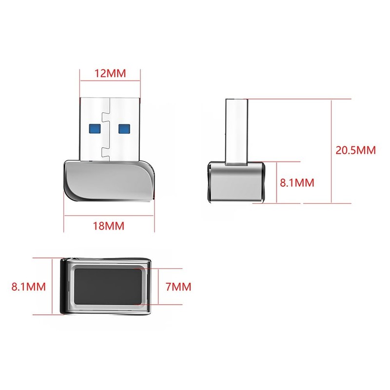 Giyofom Fingerprint Reader for Laptop Fingerprint Unlock PC