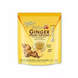 Prince of Peace 2 BAGS Ginger Honey Crystals Instant Tea by Prince of Peace 30 sachets x2 = 60