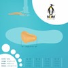 biped Z1780 (43/46) 2 Pairs of Leather Splayfoot Pads, T-Shape