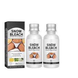Snow Bleach 2pcs Skin Whitening Cream for Armpits, Bleaching Cream for Intimate Area, Cream, Skin Whitening Cream for Armpits, 30 g