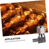 TEHAUX 3sets Quality 90 Degree Street Elbow Fitting Air Tank