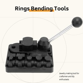 Gugxiom Ring Bender, Ring Bending Tool, Earring Bending Machine, Manual Multifunctional Rings Earrings Bending Machine, Jewelry Making Tool for Craftsmen and DIY Enthusiasts