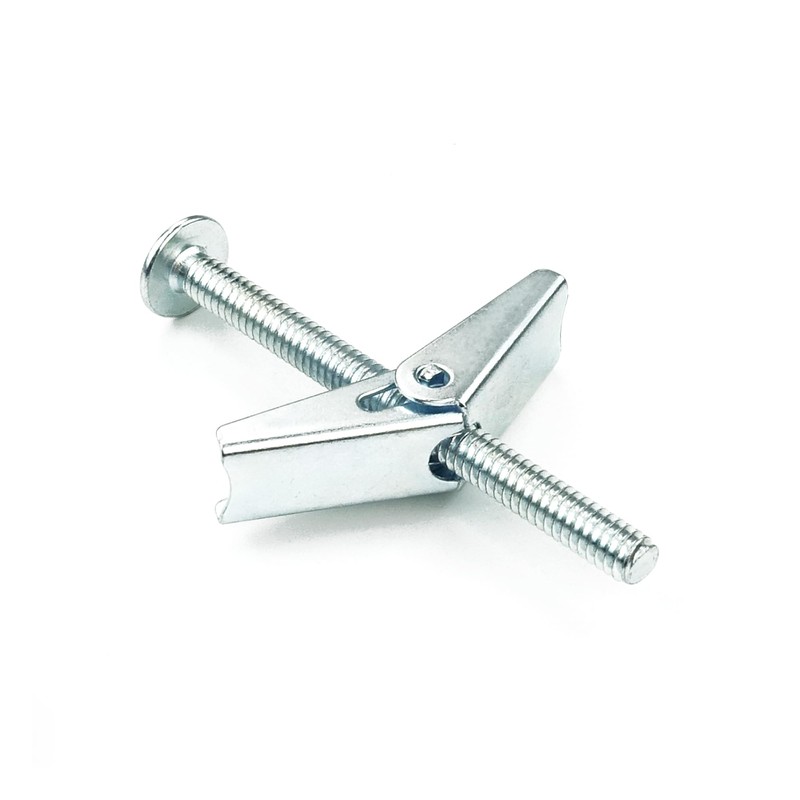 HASWARE Toggle Bolt Zinc Plated Steel and Wing Nut for