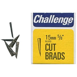 BRADS BLUED, 15MM (40G), External Length 15mm, Nail Material Steel, Nail Type Nail Gun Brad, Nail Fasteners/Hardware, 1 Piece in Pack - 11406