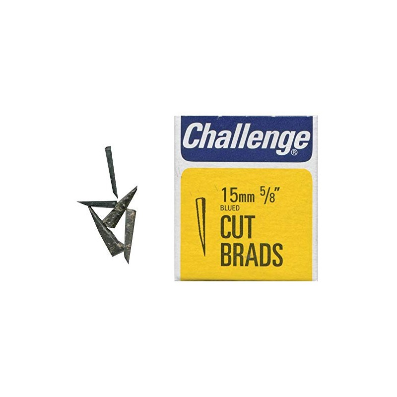 BRADS BLUED, 15MM (40G), External Length 15mm, Nail Material Steel,