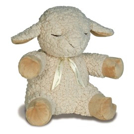Cloud B Sleep Sheep Plush Sound Machine with Four Soothing Sounds, Natural