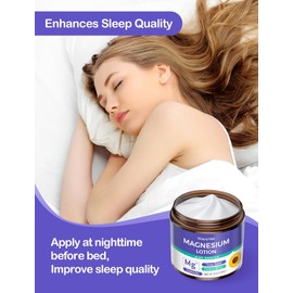 WhereHike Magnesium Lotion with Arnica - Magnesium Cream for Sleep & Pain, Muscle Relaxation, Deeply Soothing Formula for Daily Hydration - Lavender