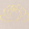 Embroidery Linen Cushion Thickened Round Straw Yoga Mat Home Balcony