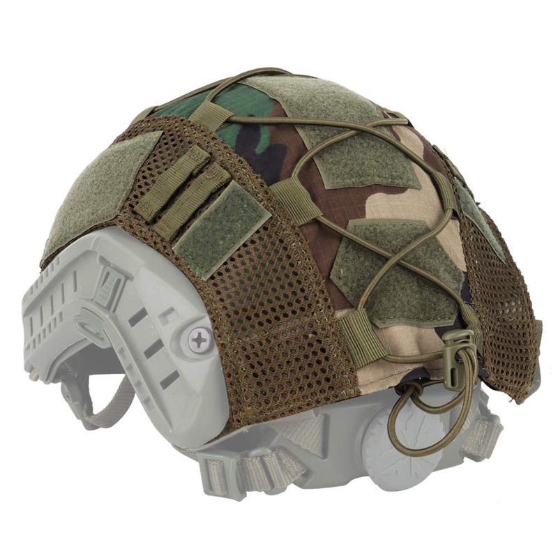 Huenco Copertura per casco tattico a rete per casco Ops-Core