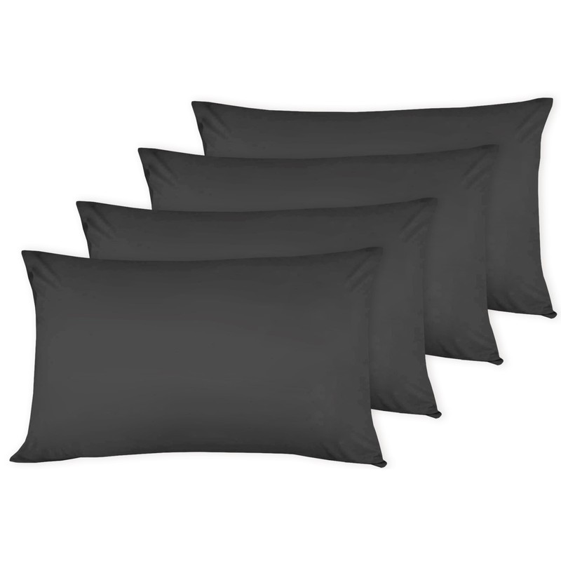 Hachette Pillow Cases 4 Pack Egyptian Cotton 200 Thread Count