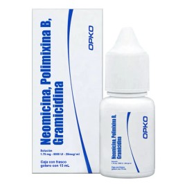 Neomicina Polimixina B Gramicidina Gotas Oftálmicas 15 Ml