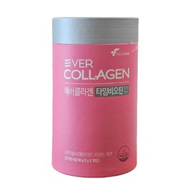 Nutrione Nutri Ever Collagen Time Biotin Up 3g / 뉴트리 에버콜라겐 타임비오틴업 3g x 30포 x 4박스 먹긴편한 비린내안나는 콜라겐 피부탄력