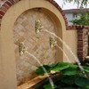 YARNOW Lion Head 3-Piece Pond Fountain Nozzle Set - Gray