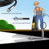 Monave 10m Drain Rods Flexible for Pressure Washer DCH01 Drain