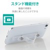 Elecom P-STBCLCR Smartphone Band, Fall Prevention, Soft Material, Clear