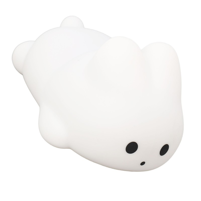 Cute Rabbit Night Light High Sensitivity Bunny Lamp Silicone Dimmable