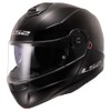 LS2 Helmets Strobe II Modular Motorcycle Helmet W/SunShield (Gloss Black