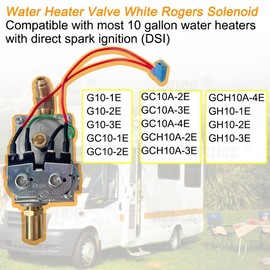 GOLICC GC10A-4E 92089 RV Water Heater Gas Valve, Replacement for Atwood RV 10 Gallon Gas Water Heaters G10-1E G10-3E GC10A-3E, Fits Models GC10A-4E 92089, Replaces OEM 93844 93870 93321 92078