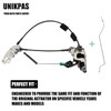 Unikpas Door Latch Assembly w/Cable & Rod Compatible for Ford