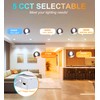 CLOUDY BAY 6 Pack 6 Inch 5CCT Ultra-Thin LED Recessed