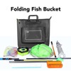 Folding Fish Bucket 48L EVA Thicken Waterproof Anti Leakage Zippered