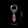 COPPERTIST.WU Masterblade Talisman Earrings Daoist Earrings for Men Women, S925