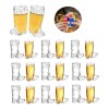 20 Vasitos Botas Vaquero Shots Caballitos Plástico 1 Oz