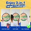 Lula Brands Dart Board for Kids w/Backpack, Shoot Sticky Darts,