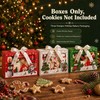 48PCS 9x6x2.5'' Christmas Elegant White Cookie Box for Gift Giving