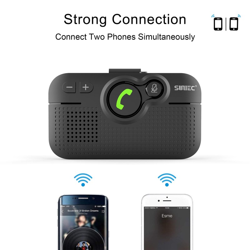 Bluetooth Car Speaker for Cell Phone, Handsfree Bluetooth Car Kit
