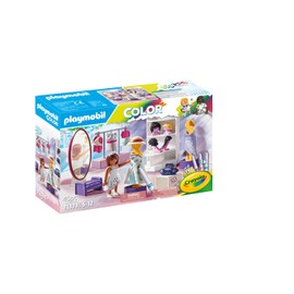 PLAYMOBIL Color 71373 Fashion Design Set, Design for Various Clothing Styles, with Water-soluble Pens, Sponge and Numerous Accessories, Artistic Toy for Children from 5 Years