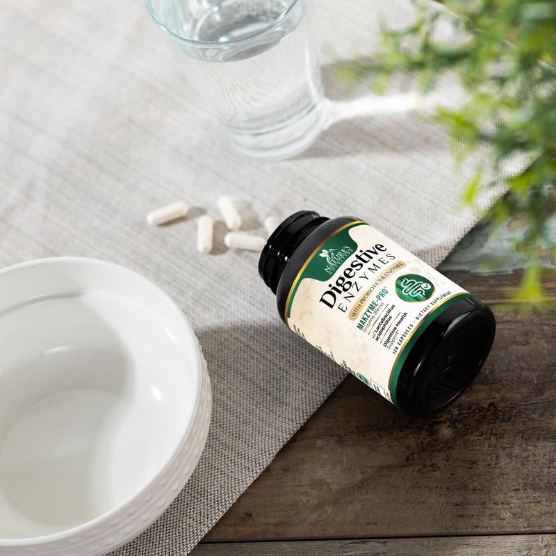 Digestive Enzymes - Multi Enzyme Complex with Bromelain, Papain, Probiotics