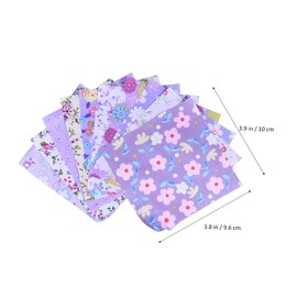 Hohopeti 7 Pack Cotton Twill Fabric Handmade Floral Cotton Cloth for Quilting Decorative Projects Random Style