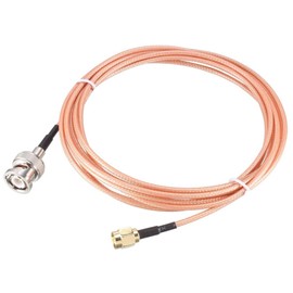 MACHSWON RG316 Coaxial Cable with BNC Male to SMA Male Connectors Low Loss Coax Cable 50 Ohm 10 Ft For CCTV,DVR,Camera,Video Signals