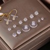 yolzhxe Pack of 500 Earring Closures, Plastic Ear Caps Stoppers,
