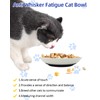 4 Pack Cat Food Bowl Whisker Friendly,Anti Whisker Fatigue Cat