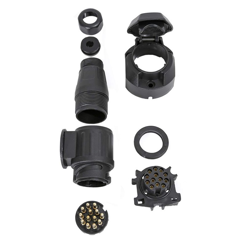 TAEUYYM Trailer Plug 13 Pin and Socket 13 Pin, 12
