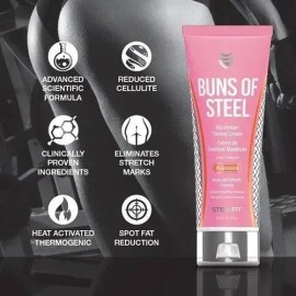 Buns Of Steel 8 Oz Crema Fit Definicion Pierna Y Gluteo Abs