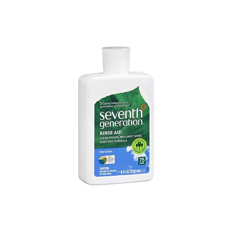 Seventh Generation Rinse Aid Free and Clear -- 8 fl