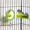 Hypeety Pet Bird Mirror with Bell Interactive Parrot Toy Bird